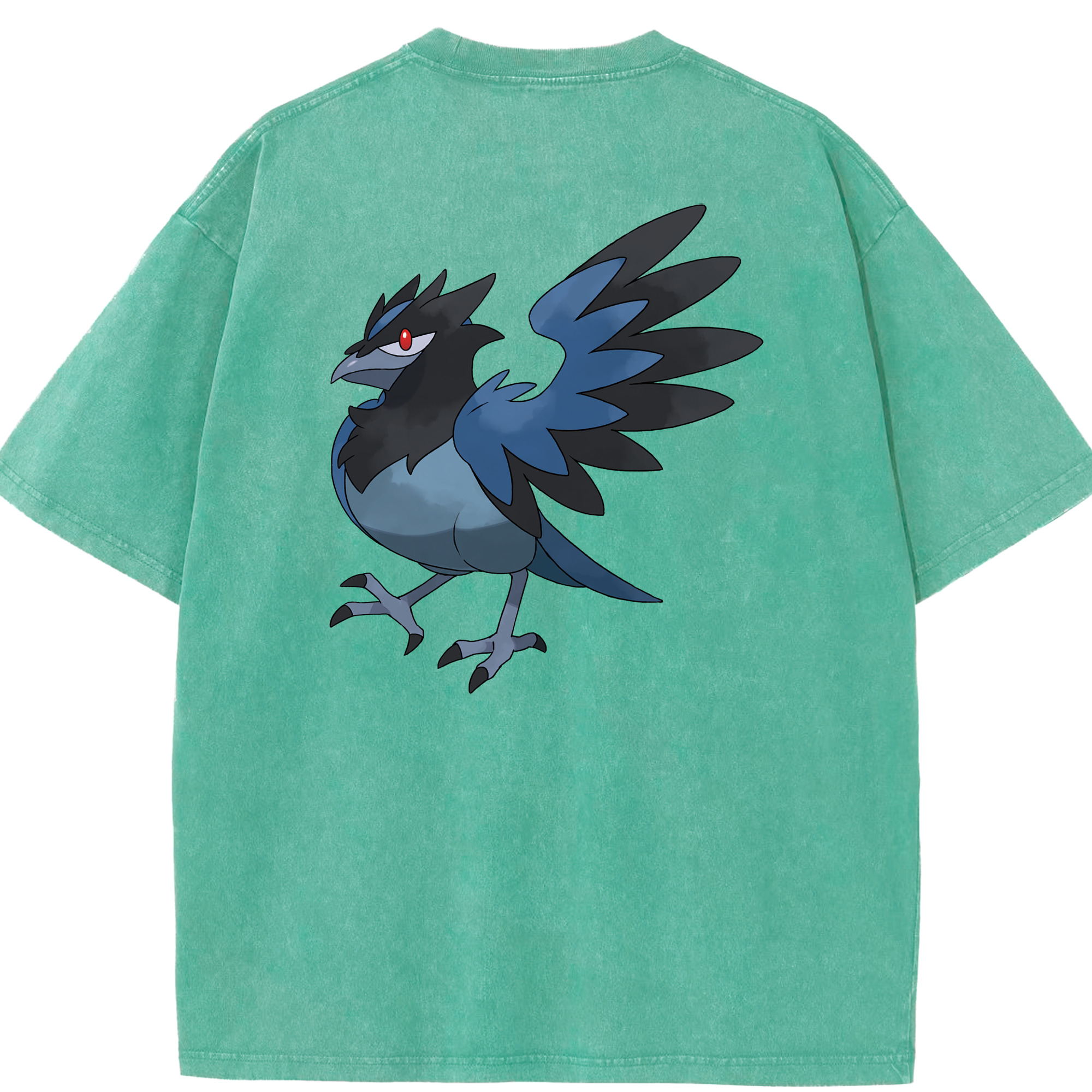 （画像用） ポケットモンスター Pokémon 綿100% ヴィンテージ風 半袖Tシャツ（背面プリント）